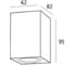 Настенный светильник LS-LIGHTING CUBE LED 7W Цвет Антрацит 8295.02 4