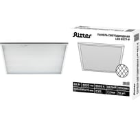 Панель светодиодная RITTER 595х595х15мм, 48Вт, 6500К, 4800Лм, IP20, , 24879 2