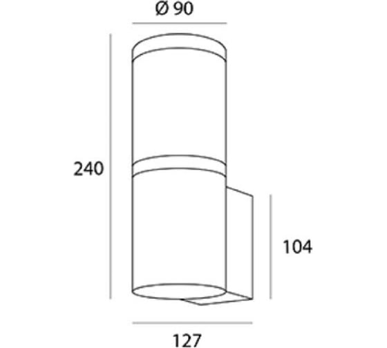 Настенный светильник LS-LIGHTING Dust цоколь E27 Цвет Антрацит 0924.02