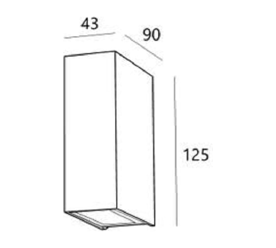 Настенный светильник LS-LIGHTING Mercury 2x4W Цвет Антрацит 1259.02
