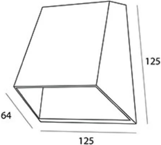 Настенный светильник LS-LIGHTING Bim 7W Цвет Антрацит 1212.02