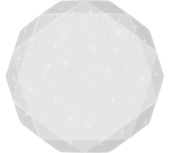 Cветильник светодиодный накладной Uniel диммируемый, пульт ДУ (в/к) ULI-D226 72W/SW/50 DIAMOND-2 O3 UL-00013613