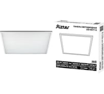 Панель светодиодная RITTER 595х595х15мм, 48Вт, 4000К, 4800Лм, IP20 24876 1