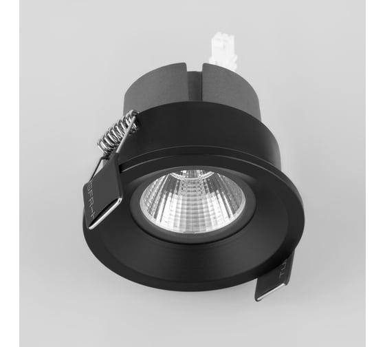 Встраиваемый светильник Elektrostandard 25024 LED 7W 4200K черный a056774