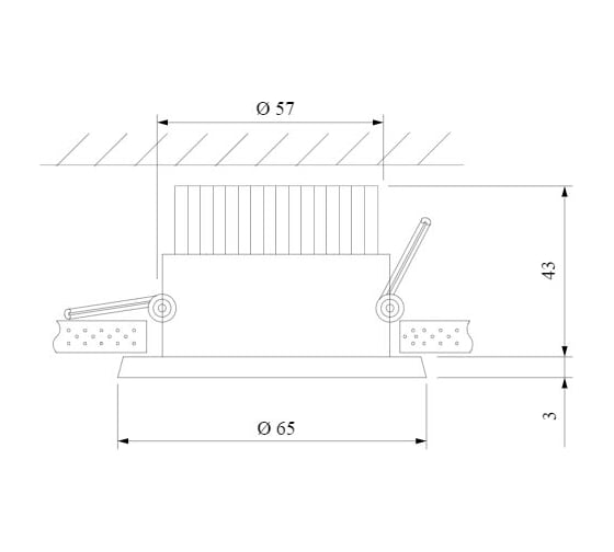 Встраиваемый светильник Elektrostandard 25024 LED 7W 4200K WH белый a056773