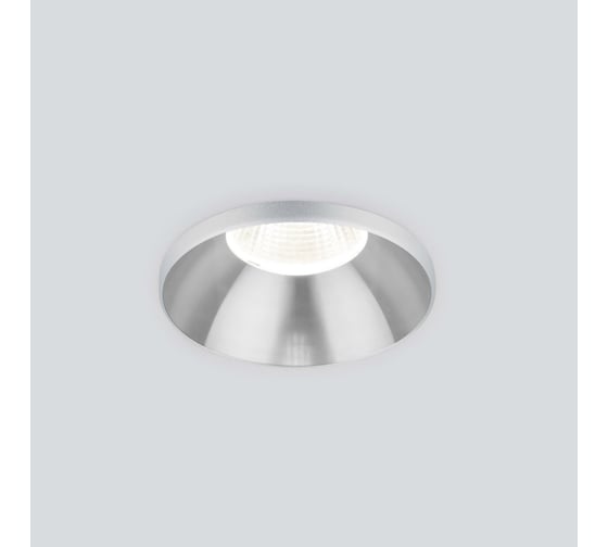 Встраиваемый светильник Elektrostandard 25026 LED 7W 4200K серебро a056782 1