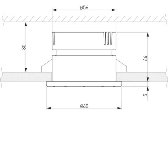Встраиваемый светильник Elektrostandard 25026 LED 7W 4200K бронза a056783