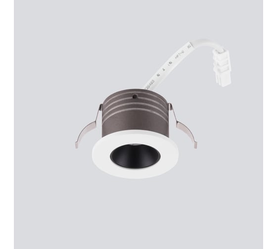 Встраиваемый светильник Elektrostandard 25025 LED 3W 4200K белый черный a056778