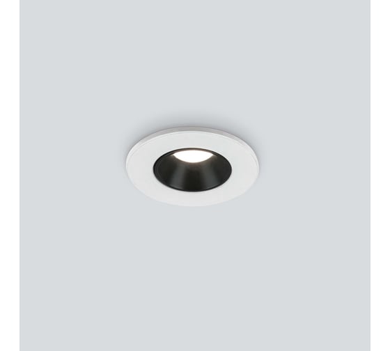 Встраиваемый светильник Elektrostandard 25025 LED 3W 4200K белый черный a056778