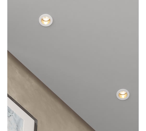 Встраиваемый светильник Elektrostandard 25023 LED 7W 4200K белый бронза a056771