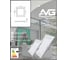 Встраиваемая светодиодная квадратная панель AVG SLIM RSP 12Вт, 165-265В, 6500K, 170x170мм, белая RSP 12Вт, 6,5К 5