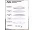 Встраиваемая светодиодная круглая панель AVG SLIM RRP 24Вт, 165-265В, 6500K, 300мм, белая RRP 24Вт, 6,5К 4