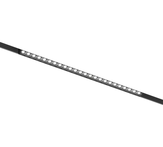 Светильник трековый светодиодный Ambrella Light Magnetic standard 48V 20mm BK черный IP20 24W 3CCT 3000-6000K SMART 24 435х22х25 GL4515