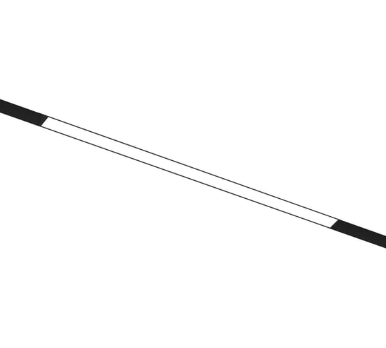 Светильник трековый светодиодный Ambrella Light Magnetic standard 48V 20mm BK черный IP20 10W 3CCT 3000-6000K SMART 120 304х22х45 GL4455