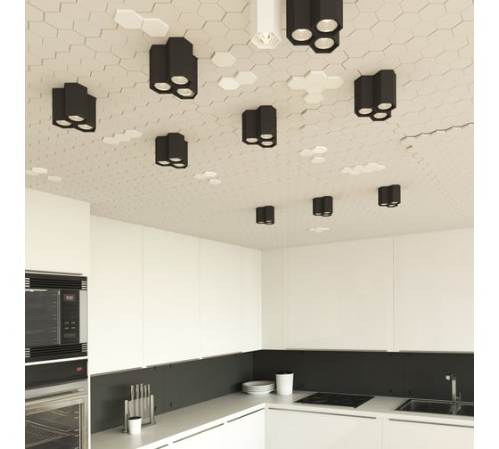 Накладной светильник Elektrostandard 25036 LED черный матовый серебро a055857