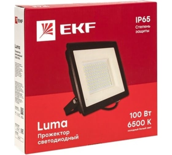 Светодиодный прожектор EKF СДО-3006 100Вт 6500К IP65 Basic FLL-3006-100-6500