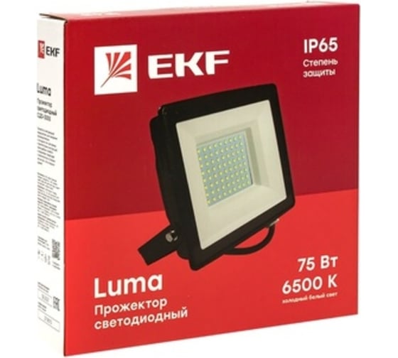 Светодиодный прожектор EKF СДО-3005 75Вт 6500К IP65 Basic FLL-3005-75-6500