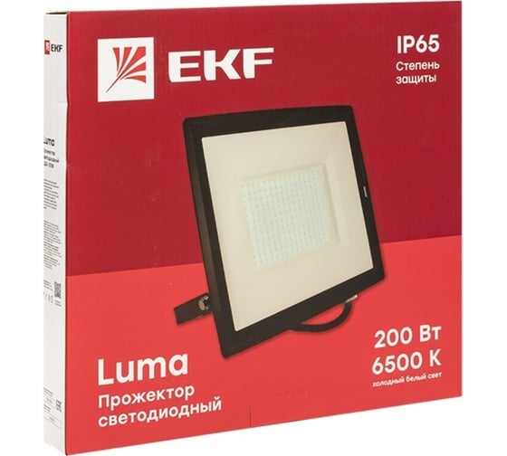 Светодиодный прожектор EKF СДО-3008 200Вт 6500К IP65 Basic FLL-3008-200-6500