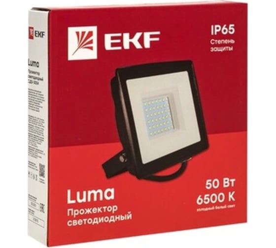 Светодиодный прожектор EKF СДО-3004 50Вт 6500К IP65 Basic FLL-3004-50-6500