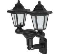 Садовый светильник ЭРА ERASV0101 на солнечной батарее, пластик, черный, 150 см Б0049551