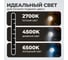 Лампа колориста WIEDERKRAFT с тремя режимами световой температуры для краскопульта, 450 Лм, 2000 мАч WDK-SGL450 3
