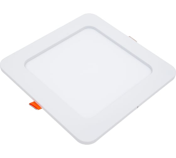 Квадратный встраиваемый даунлайт с драйвером Ecola LED downlight 12W 220V 4200K 170x170x20 DSRV12ELC