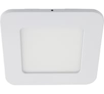 Квадратный встраиваемый даунлайт с драйвером Ecola LED downlight 6W 220V 4200K 120x120x20 DSRV60ELC