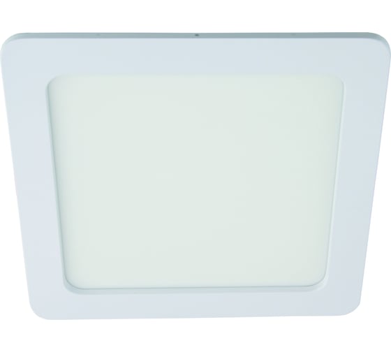 Квадратный встраиваемый даунлайт с драйвером Ecola LED downlight 6W 220V 4200K 120x120x20 DSRV60ELC
