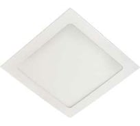Квадратный встраиваемый даунлайт с драйвером Ecola LED downlight 9W 220V 4200K 145x145x20 DSRV90ELC