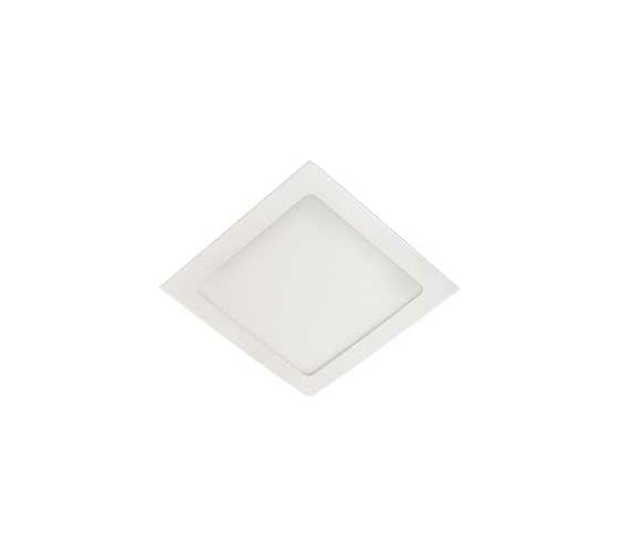 Квадратный встраиваемый даунлайт с драйвером Ecola LED downlight 9W 220V 4200K 145x145x20 DSRV90ELC 1