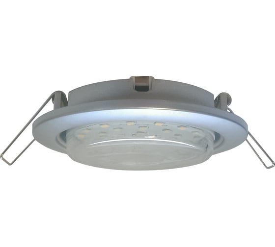Встраиваемый светильник Ecola GX53 5355 Легкий Серебро 25x106 FS5355ECD