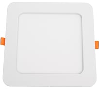 Квадратный встраиваемый даунлайт с драйвером Ecola LED downlight 12W 220V 6500K 170x170x20 DSRD12ELC