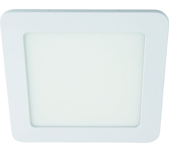 Квадратный встраиваемый даунлайт с драйвером Ecola LED downlight 12W 220V 6500K 170x170x20 DSRD12ELC