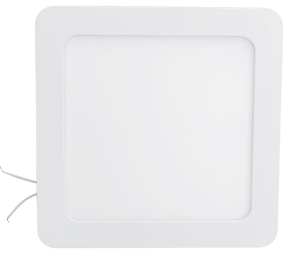Квадратный встраиваемый даунлайт с драйвером Ecola LED downlight 15W 220V 4200K 195x195x20 DSRV15ELC