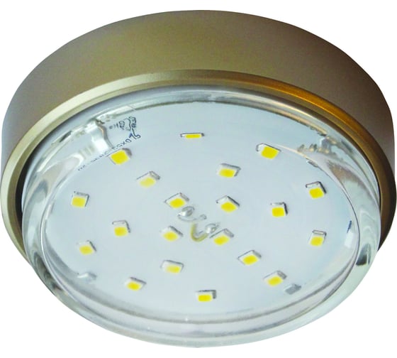 Накладной светильник Ecola GX53 DGX5318 Легкий золото 18x88 FG53FFECD