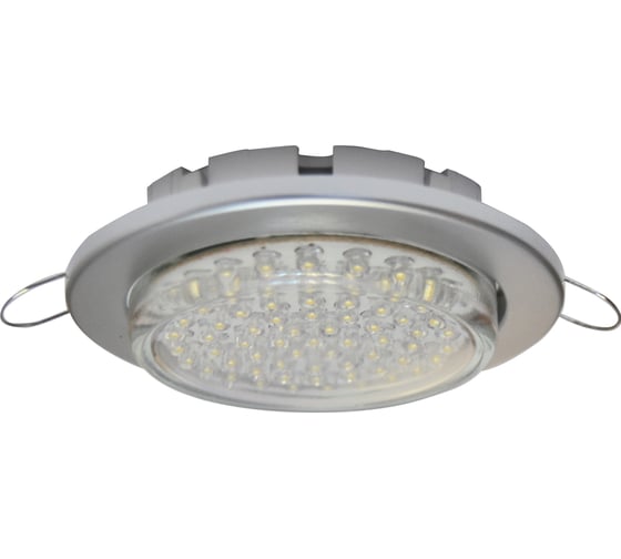 Встраиваемый светильник Ecola GX53 DGX5315 Легкий Серебро 18x100 FS53EFECD