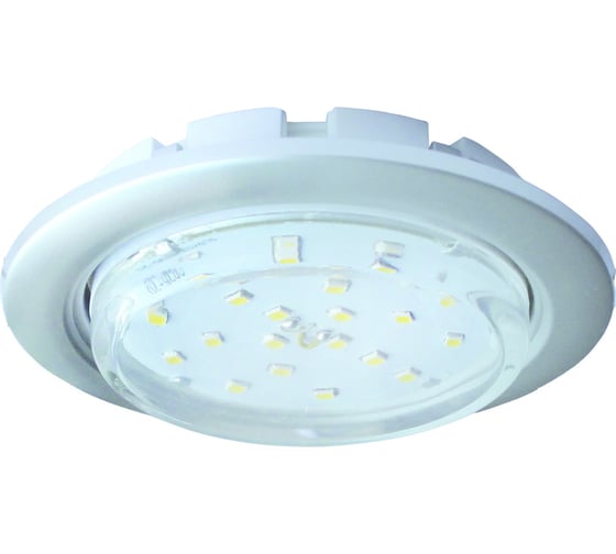 Встраиваемый светильник Ecola GX53 DGX5315 Легкий Серебро 18x100 FS53EFECD