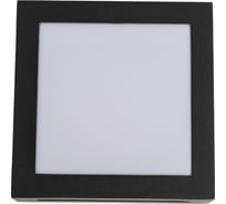 Накладной светильник Ecola LED 3082W IP65 матовый Квадрат GX53x1 Черный 136x136x55 FB53SSECH