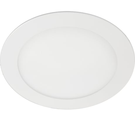 Встраиваемый круглый даунлайт с драйвером Ecola LED downlight 9W 220V 6500K 145x20 DRRD90ELC