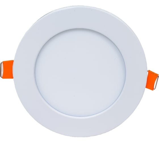 Встраиваемый круглый даунлайт с драйвером Ecola LED downlight 6W 220V 6500K 120x20 DRRD60ELC
