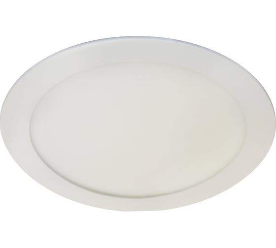 Встраиваемый круглый даунлайт с драйвером Ecola LED downlight 15W 220V 6500K 195x20 DRRD15ELC 1