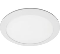Встраиваемый круглый даунлайт с драйвером Ecola LED downlight 24W 220V 6500K 300x20 DRRD24ELC