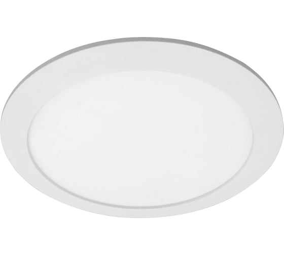 Встраиваемый круглый даунлайт с драйвером Ecola LED downlight 24W 220V 6500K 300x20 DRRD24ELC 1