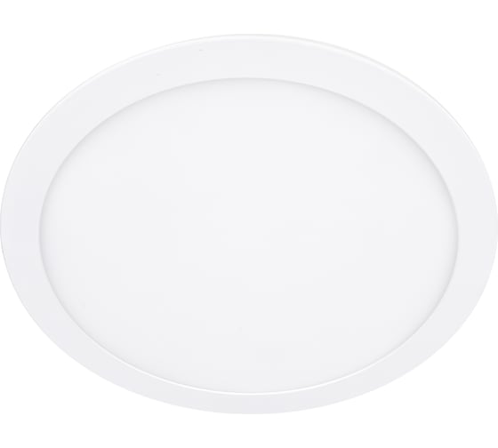 Встраиваемый круглый даунлайт с драйвером Ecola LED downlight 24W 220V 4200K 300x20 DRRV24ELC