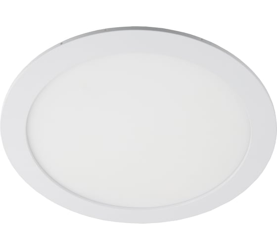 Встраиваемый круглый даунлайт с драйвером Ecola LED downlight 24W 220V 4200K 300x20 DRRV24ELC