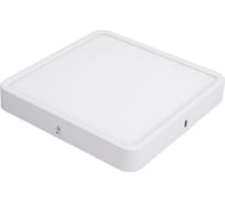 Накладной квадратный даунлайт с драйвером Ecola LED downlight 18W 220V 4200K 210x210x32 DSSV18ELC
