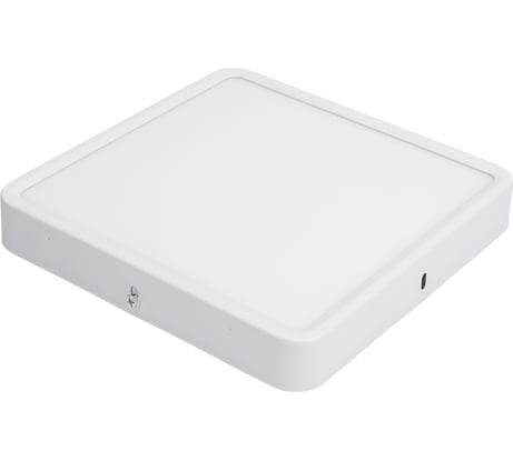 Накладной квадратный даунлайт с драйвером Ecola LED downlight 18W 220V 4200K 210x210x32 DSSV18ELC