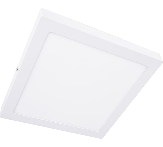 Накладной квадратный даунлайт с драйвером Ecola LED downlight 24W 220V 6500K 285x285x32 DSSD24ELC