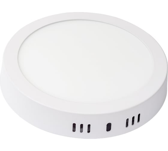 Накладной круглый даунлайт с драйвером Ecola LED downlight 12W 220V 4200K 160x32 DRSV12ELC