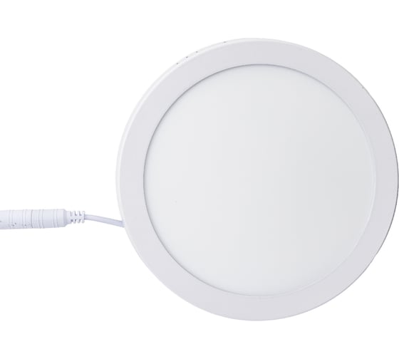 Накладной круглый даунлайт с драйвером Ecola LED downlight 12W 220V 4200K 160x32 DRSV12ELC